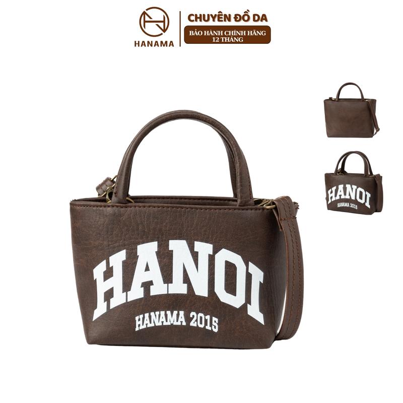 [DAILY_HANAMA]_Túi TOTE Basic Hanama nam nữ thời trang cao cấp HN 03 Da Bag Tote Unisex hai màu nâu - đen