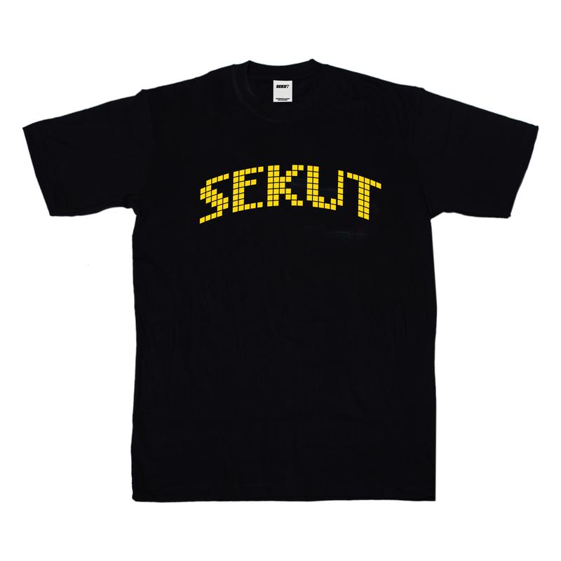 SEKUT WEAR - 8BIT BLACK T-SHIRT 0