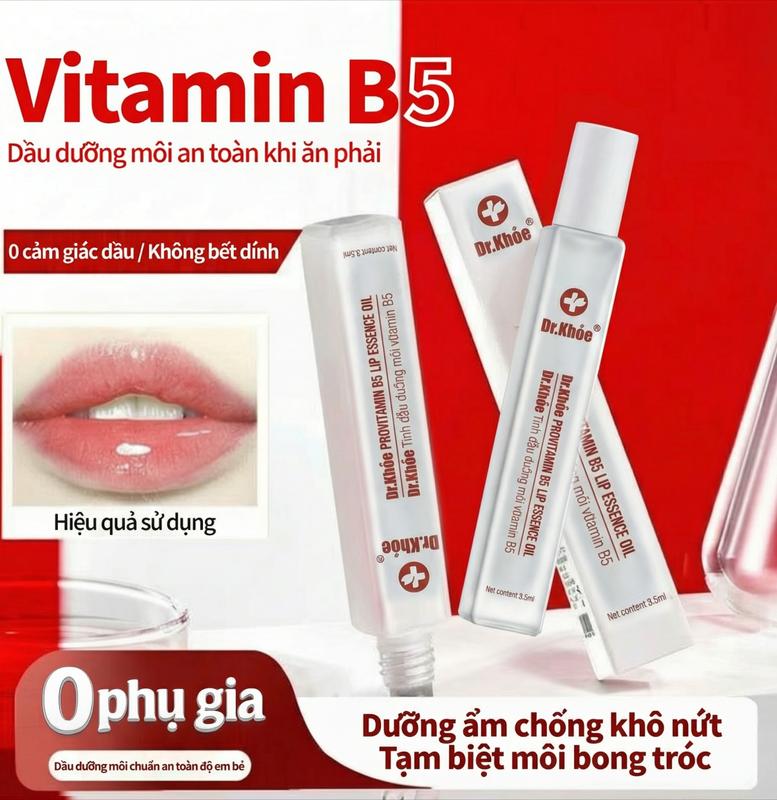  Dr. Khỏe Tinh Chất Dưỡng Môi B5 Hỗ Trợ Làm Hồng Môi Mờ Thâm & Phục Hồi Khô Nứt 8.5ml 