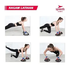 Handle Bar Stand Push Up Bar SPEEDS Rotasi 360 Derajat alat olahraga otot Tangan