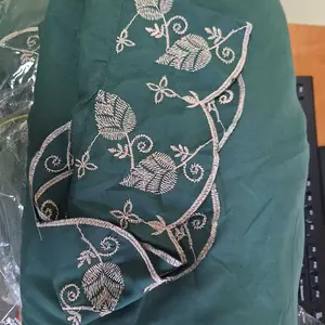 Mukena Dewasa Khadijah Motif Bordir Daun Jumbo adem Terbaru Atasan Muslim Cantik