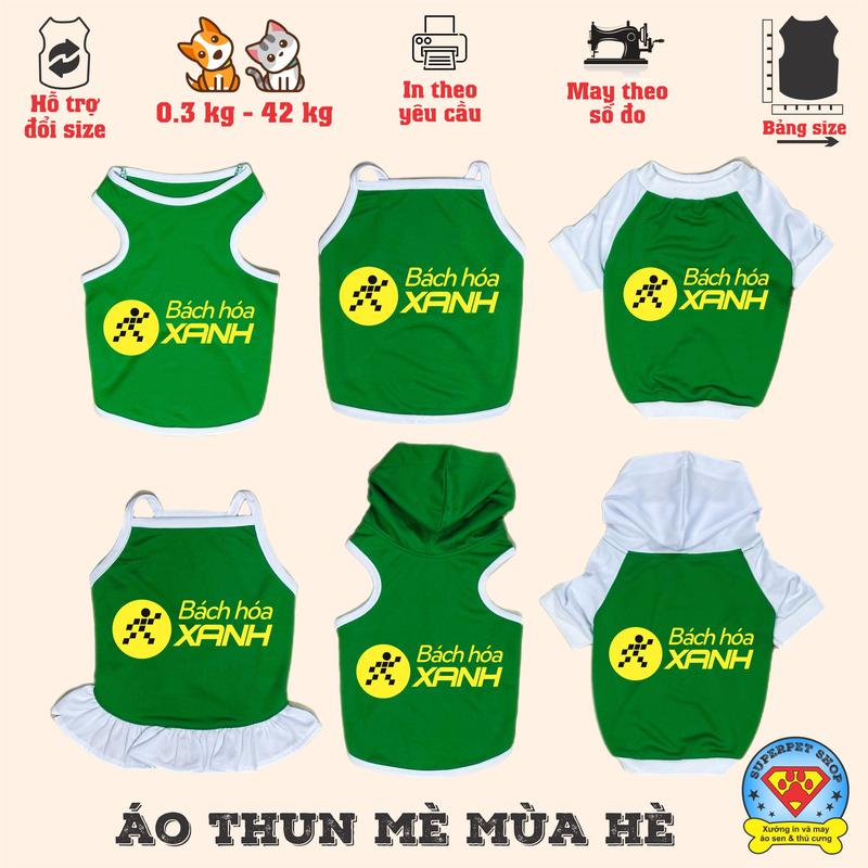 Áo mùa hè chó mèo - ĐIỆN MÁY XANH - BIỂN VÀNG - SuperpetShop