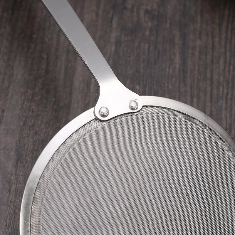 Product Introduction of Thìa Lọc Dầu Lưới Siêu Mịn, Làm Bằng Thép Không Gỉ 304, Cho Nhà Bếp, Rây Tách Dầu Gia Dụng, Với Thiết Kế Chống Bọt, ZQ 6