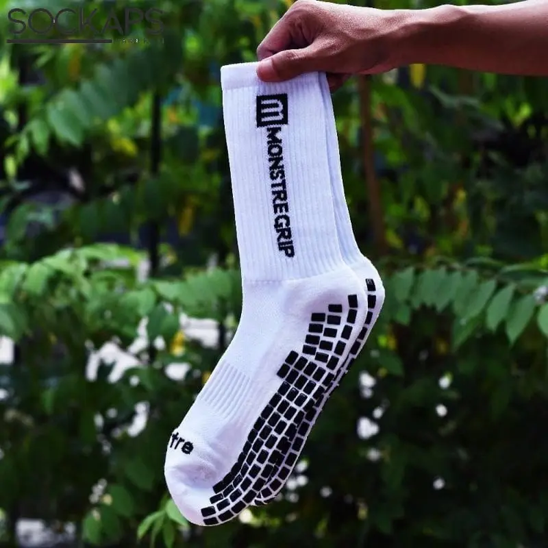 Kaos Kaki Futsal Anti Slip Pria Dewasa Motif MONSTEGRIP - Olahraga Sepak Bola Nyaman Dan Tebal 4