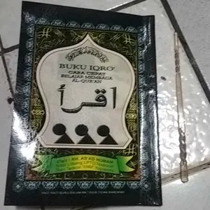 Iqro Besar Lengkap Jilid 1-6 Ukuran A5 dengan Kalam Gratis