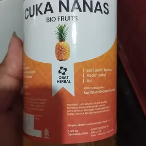 Nutrifruit Paket 1000 ML Cuka Apel & Cuka Nanas With Mother Organik Raw Unfiltered Unpasteurized