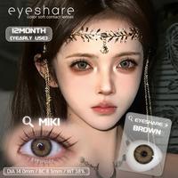 Gambar [COD] Soflens Eyeshare Miki Brown 14mm Lensa Kontak Gaya Korea Softlens - Brown dari Eyeshare contactlens Kab. Tangerang 2 Tokopedia