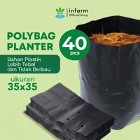 Gambar INFARM - Paket 40pcs Polybag 35x35, Polybag Planter Berkualitas Super Kuat Awet Tidak Mudah Robek dari Infarm Kota Surabaya 1 Tokopedia