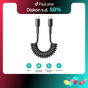 JOYROOM A38 Kabel Data Fast Charging Spiral C to C/USB C/C to L 1.5M