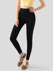 THESISIQUEEN Leggings Casual 7/8 de Alta Calidad con Cintura Elástica y Diseño Único sin Costuras Frontales para Movimiento Seguro y Comodidad Duradera