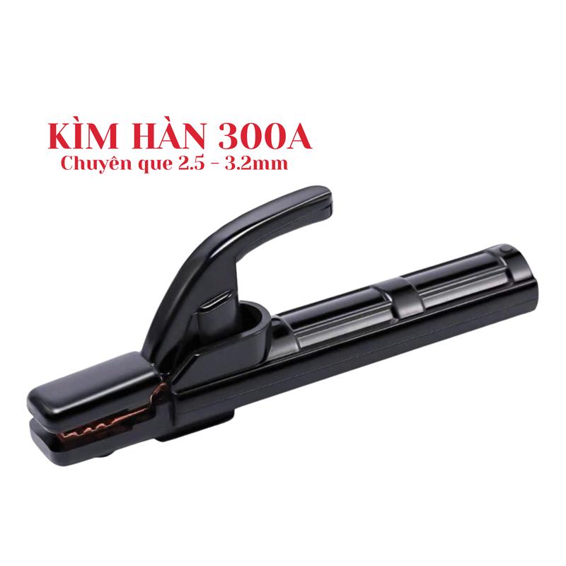 Kìm hàn 300A màu đen dùng cho máy hàn điện tử,chuyên hàn que hàn 2.5mm và 3.2mm
