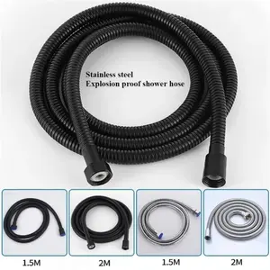 NS-Selang Shower Mandi Flexible Hose 1,5m / 2m Selang Jet Shower