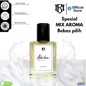 Mix aroma parfum bebas pilih, membuat aroma sesuai yg di inginkan