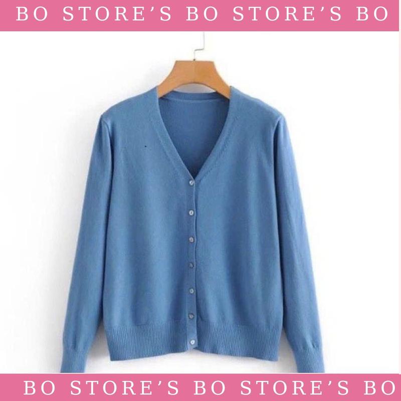 Áo Cardigan Len Mỏng Xuất Nhật Nhiều Màu 