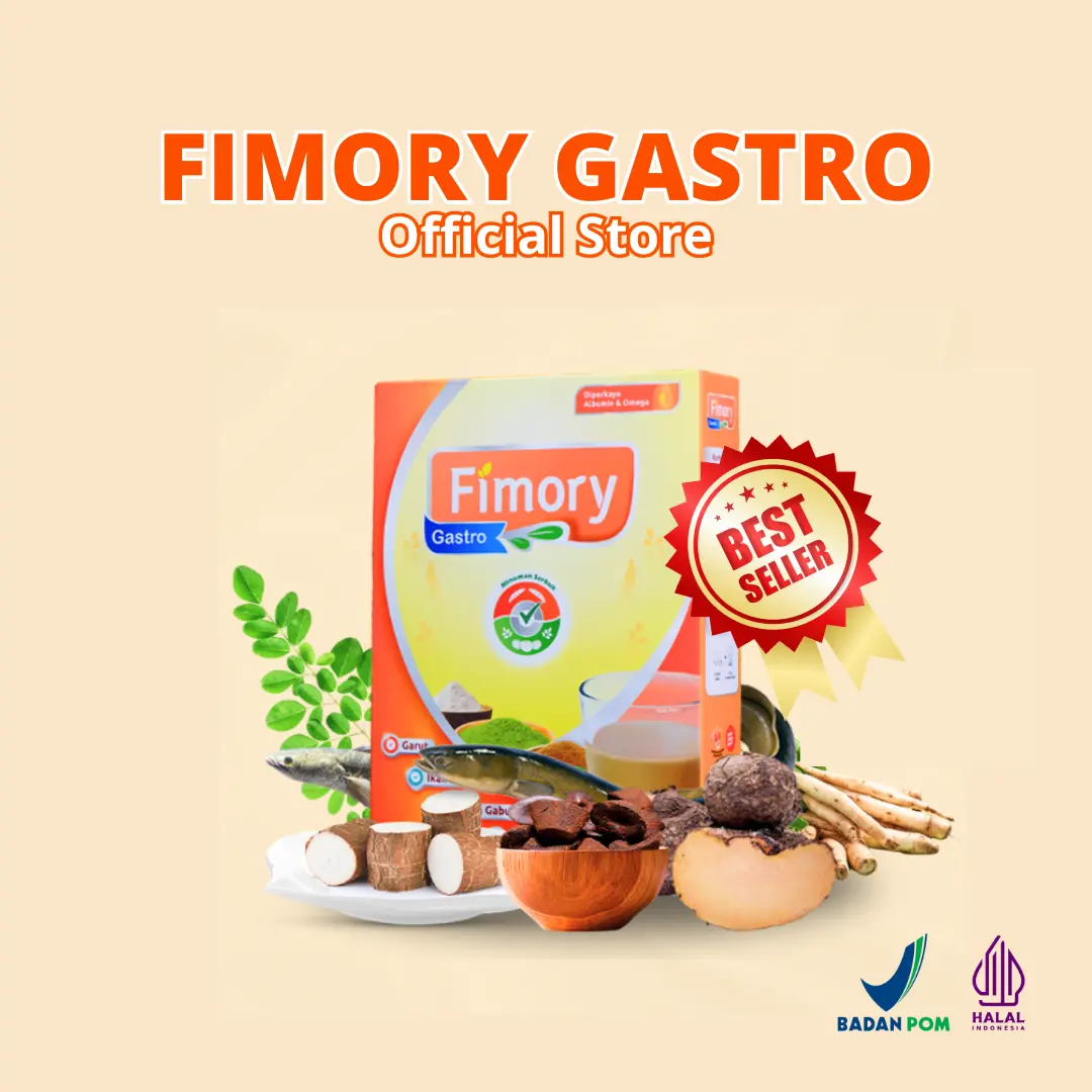 Fimory Gastro Original Paket 1 Box - Minuman Cereal / Sereal Umbi Garut Bantu Atasi Luka Lambung | Bisa COD Sudah BPOM dan Halal MUI