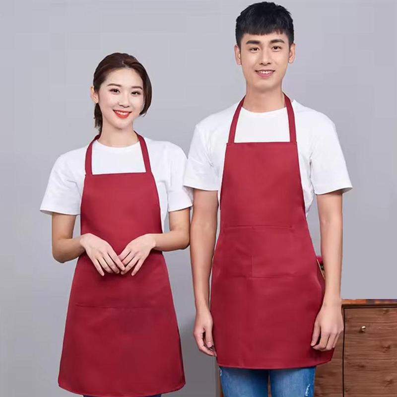 Product Introduction of Apron Kalis Air, Leher Halter, Sesuai untuk Kedai Kopi, Fesyen, Apron Keseluruhan Dewasa, Sesuai untuk Dapur, W2H9 24