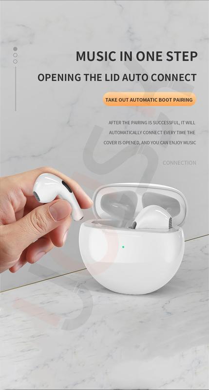 Product Introduction of Tai nghe không dây Air Pro 6 TWS nguyên bản, tai nghe Bluetooth , tai nghe nhét tai, Earpod, thể thao, Gamer Pods, tai nghe Mobile Phone 2