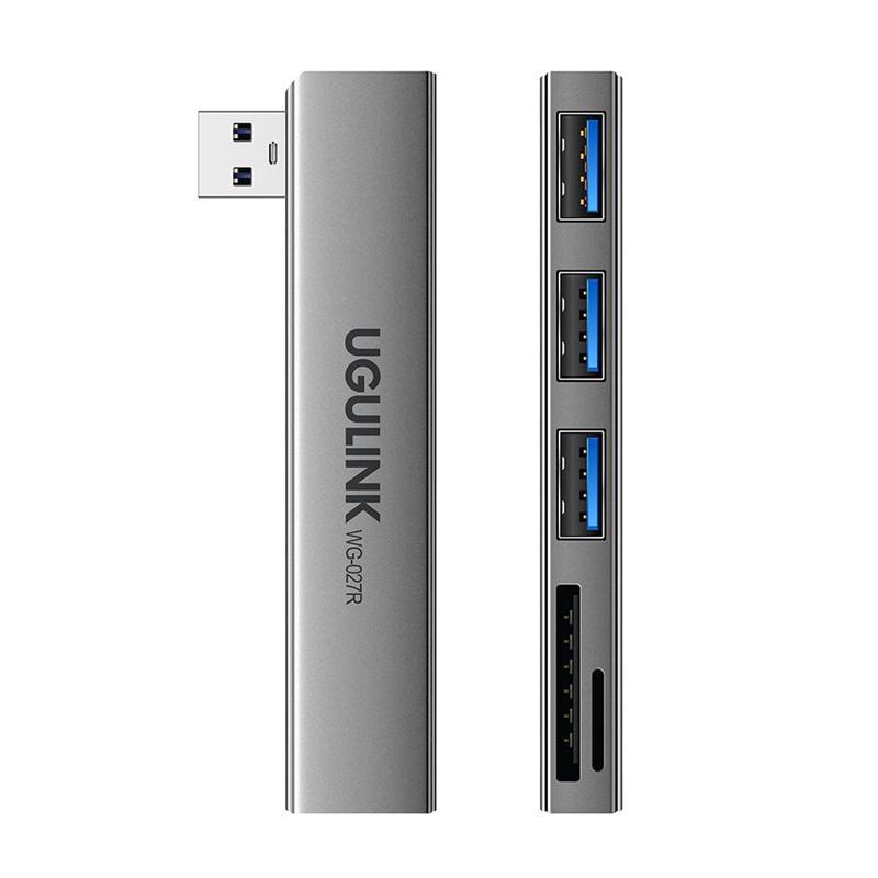  Bộ Chuyển Đổi USB 5 trong 1 UGULINK Bộ Chuyển Đổi OTG Bao gồm 1 USB 3.0 + 2 USB 2.0 Đầu Đọc Thẻ Mciro SD TF Thích Hợp Cho Máy Ảnh Và Máy Tính Xách Tay U-Đĩa Micro USB Loại C USB3.1 Tương Thích Với Chuột Không Dây Và Bàn Phím USB-tiện ích 