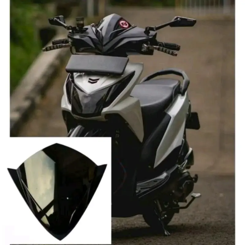 Visor jenong BeatFi Tahun 2013-2014 Windshield Winsil Variasi Beat F1 Injection Injeksi Motorcycle