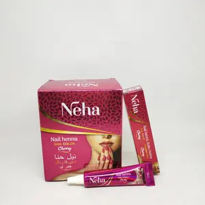 Neha Henna Tube Kuku Halal BPOM Asli 100% untuk Shalat - PANJI APANDI SHOP Nail Art Polish Kutek