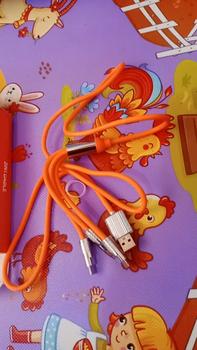 Product Review of Kabel data PS-07 3 IN 1 Fast Charging PD 120W cable charger TYPE C LIGHTNING MICRO multifungsi from 🏵**️ 2
