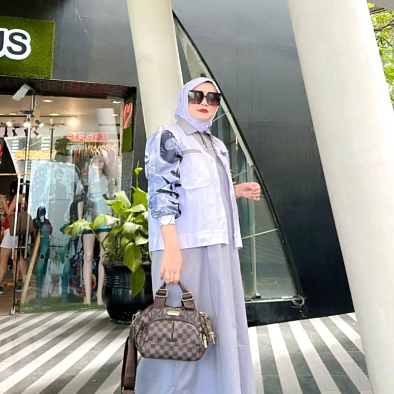 Set Jaket Agiez Millenium by Calistha - Baju Muslim Wanita - Katun Panjang 5