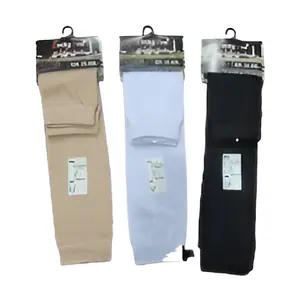 Lucky Pro Manset Lengan Panjang Tanpa Jempol Hitam Coklat Putih | Handsock Rayon Stretch Adem Nyaman untuk Ibadah & Aktivitas Harian - Muslim
