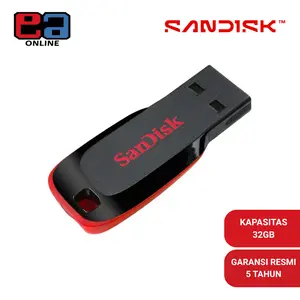 SanDisk Cruzer Blade 32GB CZ50 USB 2.0 Flash Drive Komputer Otg