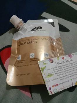 Product Review of EGG- [BPOM] Masker Gold Retinol Anti Aging Mengencangkan - masker anti aging - masker retinol - Mengurangi Keriput- Mengencangkan Kulit from م**ه 0