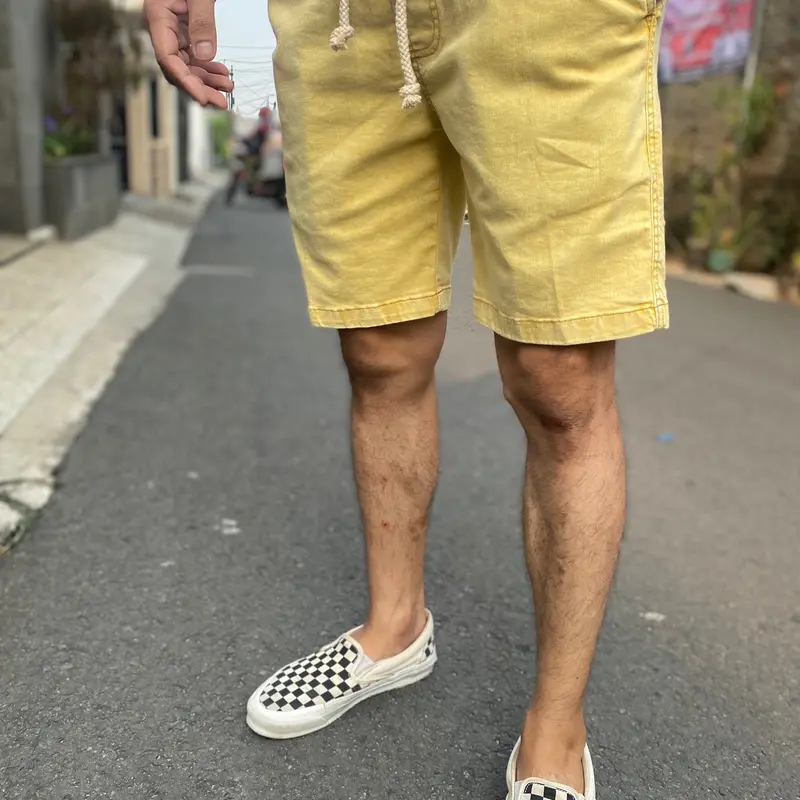 Celana Pendek Pria Snow Premium Kualitas Terbaik - Jeans, Shorts, Katun 5