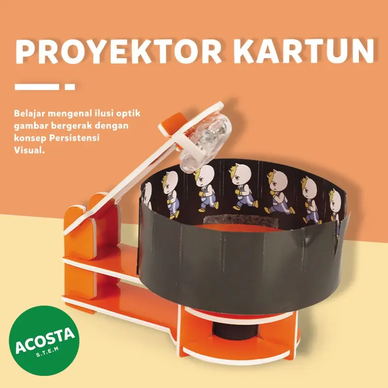 Mainan Edukasi Sains & Teknologi Usia Anak 6 - 8 Tahun DIY Rakit ACOSTA STEM Toys 1