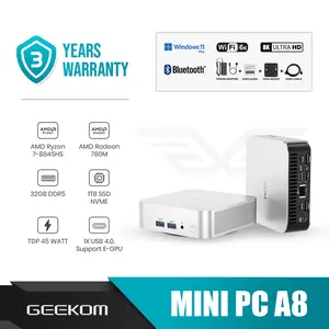 Mini PC Geekom A6 AMD Ryzen 7 6800H Ram 32GB DDR5 SSD 1TB NVME Windows ...