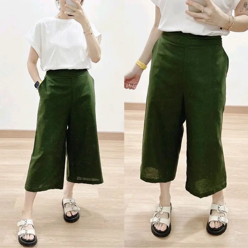BAWAHAN CULLOTE LINEN PANTS 2