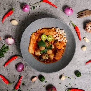 [Dian Garut] Baso Aci isi Ayam Suwir Instan Pedas Gurih Mantap Bebas Lemak Jenuh