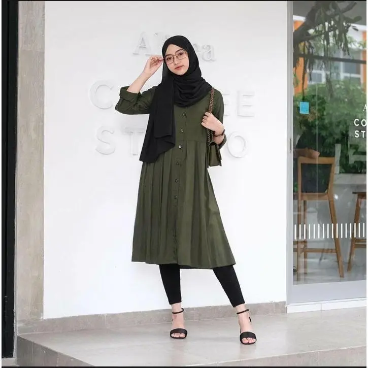 Tunik Dzuvia FULL KANCING // TERLARIS // TERBARU // TERMURAH // BUSUI BY ADIJAYA TUNIK LENGAN KANCING KEKINIAN 4
