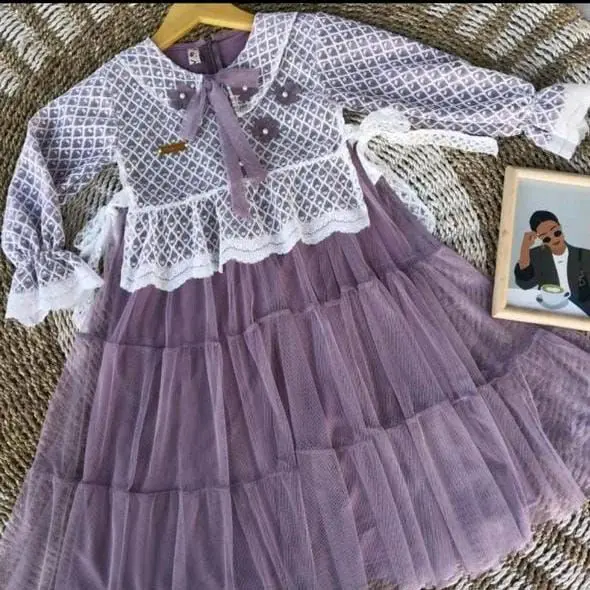 (Spesial Lebaran) Fujiian Dress Brukat Mewah Couple Ibu Anak Usia 1 Tahun sampai 15 Tahun. 7