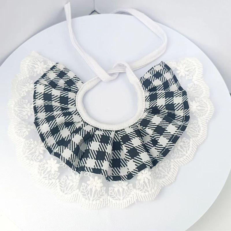Product Introduction of Lace Dog Cat Neckerchief Collar Vintage Scarf Pet Bib Dog Cat Tie Lace Collar Bib Napkin 14
