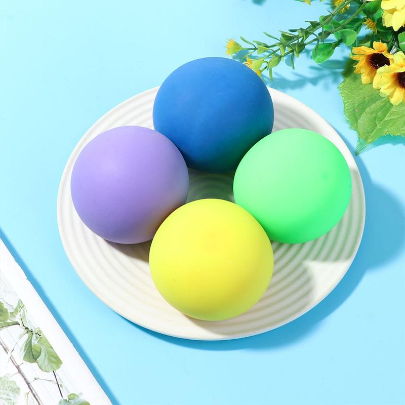 Product Introduction of Children Stress Relief Decompression Toy Funny Soft Foam TPR Squeeze Balls Fidget Toys Change Color 13