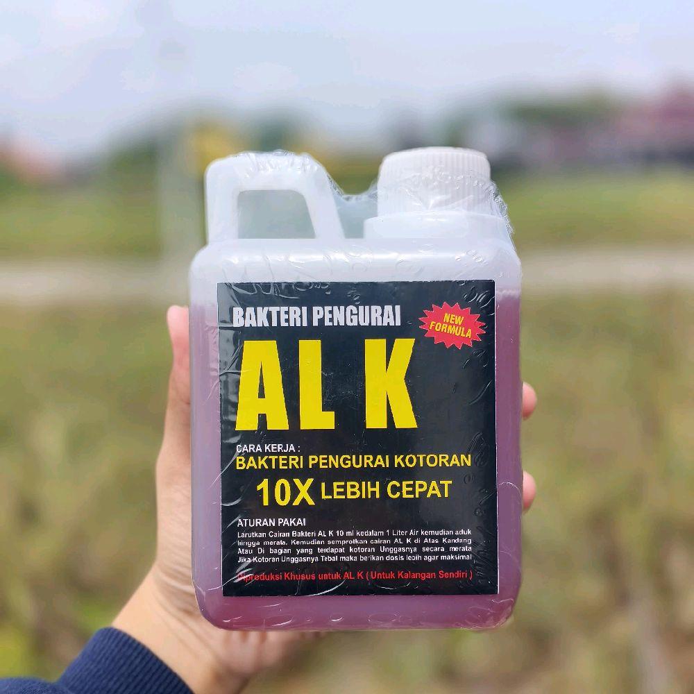 BAKTERI PENGURAI AL K 500ML - PEMBASMI VIRUS KANDANG DAN PENGURANG BAU PADA AREA KANDANG TERNAK SAPI & KAMBING AMPUH!! - -, -