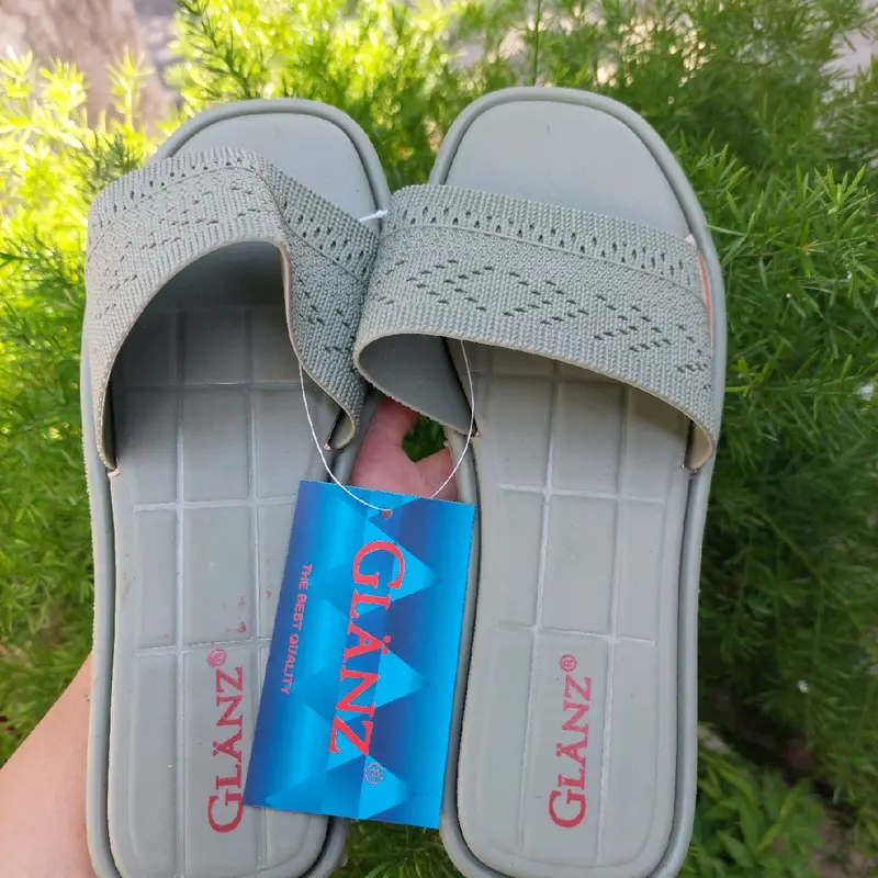 sandal slop wanita GLANZ impor 37-41 Jelly Karet Shoes Perempuan 3