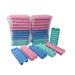 Cetakan Es Batu DX Omahqu – Praktis, Warna Menarik, Food Grade Ice Hijau Kitchenware Plastik