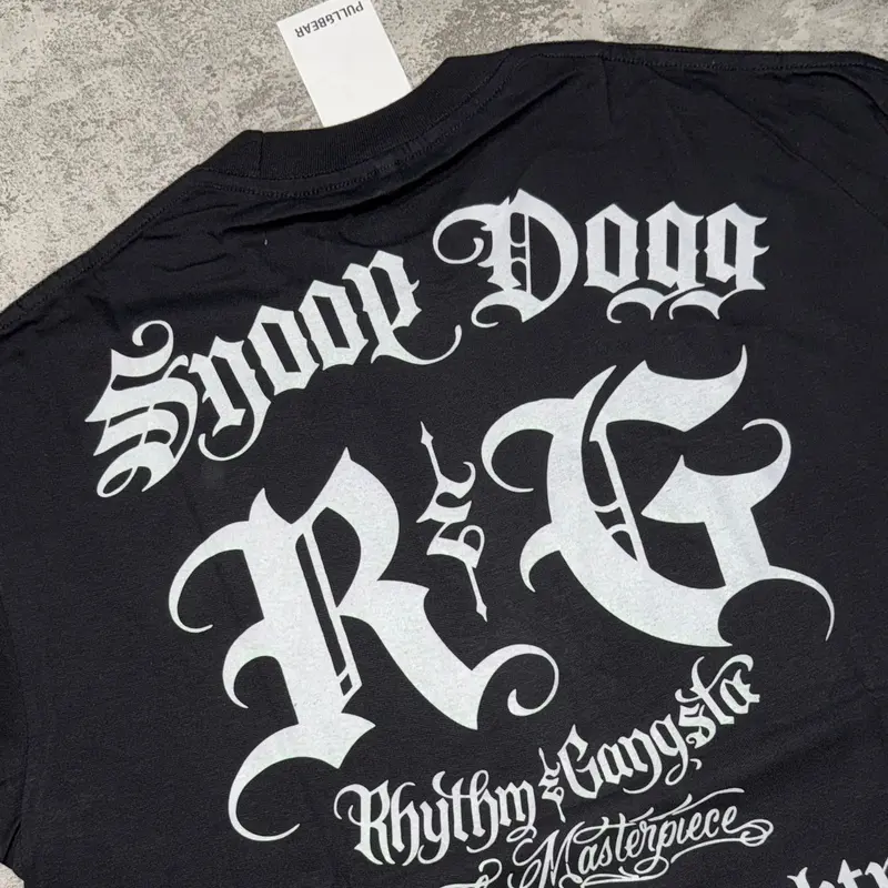 T Shirt Kaos Snoop Dogg - Oversized Model Black 20s 4