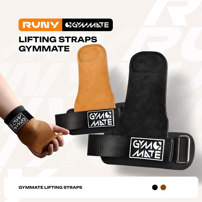 Găng Tay Tập Gym GYMMATE Lifting Strap Hỗ Trợ Các Bài Kéo Deadlift Lên Xà Thể Thao