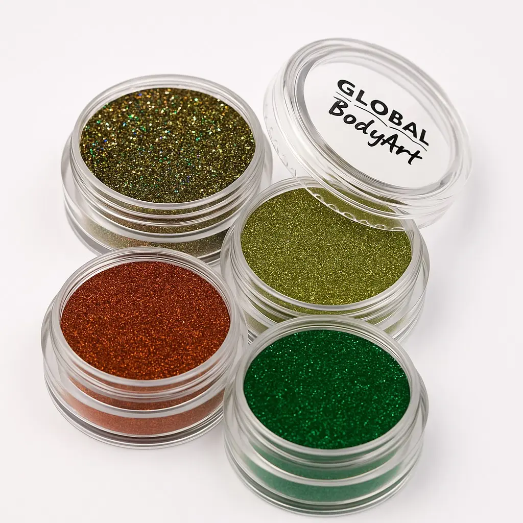 Global BodyArt Glitter 4g – Gliter Kosmetik Ultra Shine untuk Face & Body Art