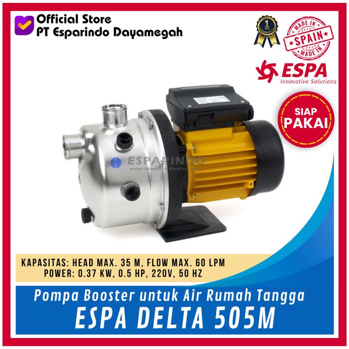 Gambar Pompa Dorong Air - Booster Pump ESPA Delta 505 M Buatan Spanyol dari PT Esparindo Dayamegah Kota Administrasi Jakarta Pusat Tokopedia