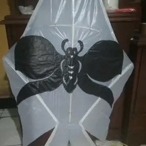 layangan motif kupu kupu siap terbang mantap