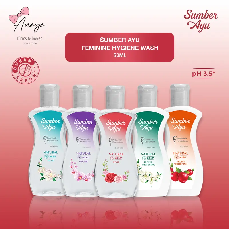 Sumber Ayu Feminine Hygiene Wash 50ml & 90ml Cocok Untuk Semua Kalangan Wanita indonesia non-medis