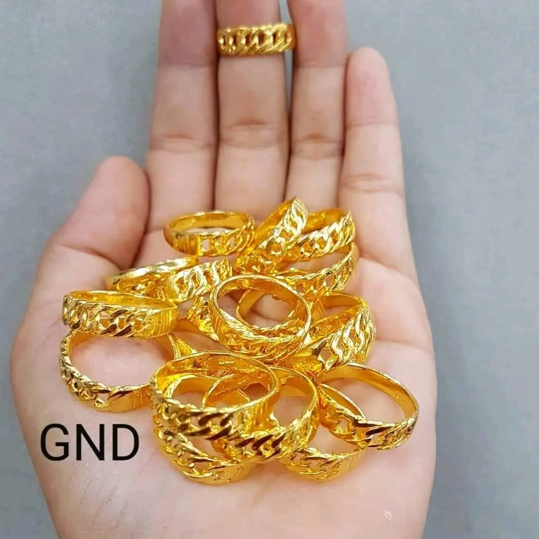 Perhiasan cincin setengah rantai tercantik