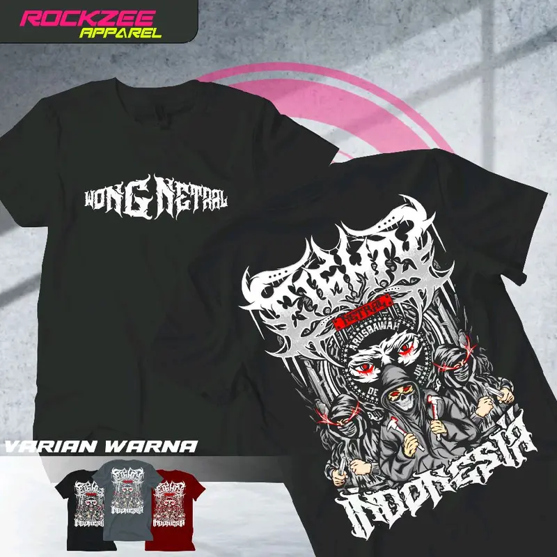 Kaos (Wong Netral) Anak dan Dewasa Unisex Cewek-Cowok Kaos Distro bisa buat Couple Kain Katun Combed Premium 0