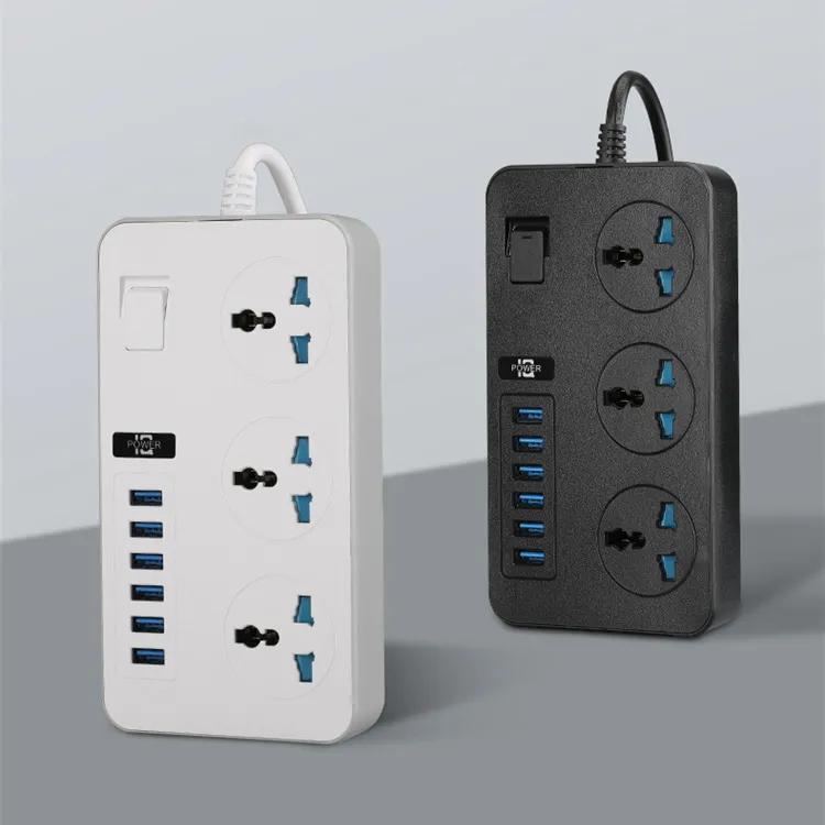 Product Introduction of British USB strip intelligent patch board multi-functional strip British standard white PD fast charger 13